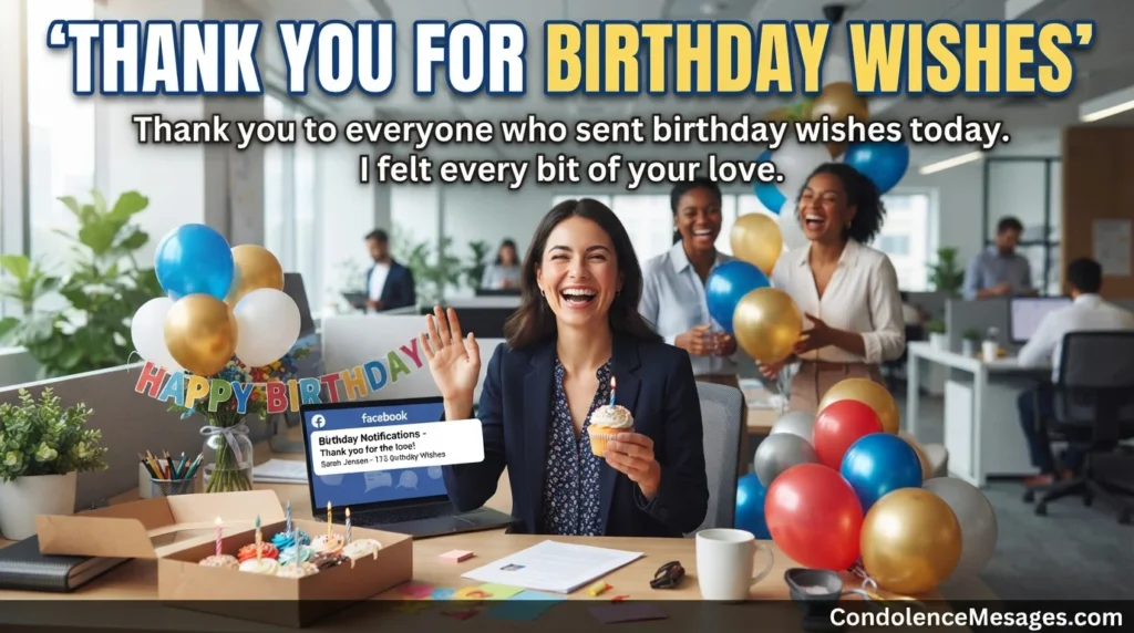 120+ Emotional Thank You Messages for Birthday Wishes