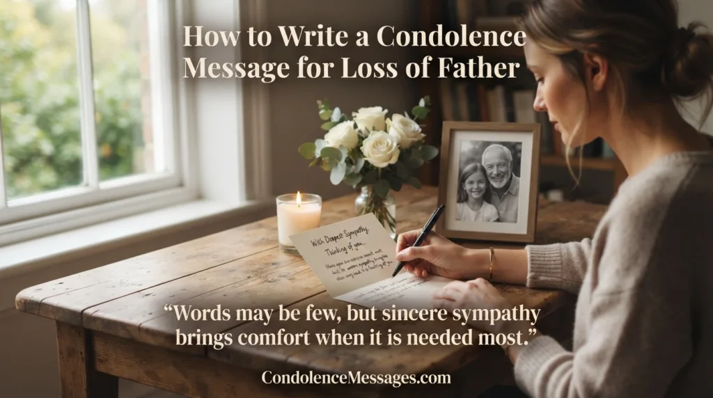 150+ Condolence Messages for Loss of Father