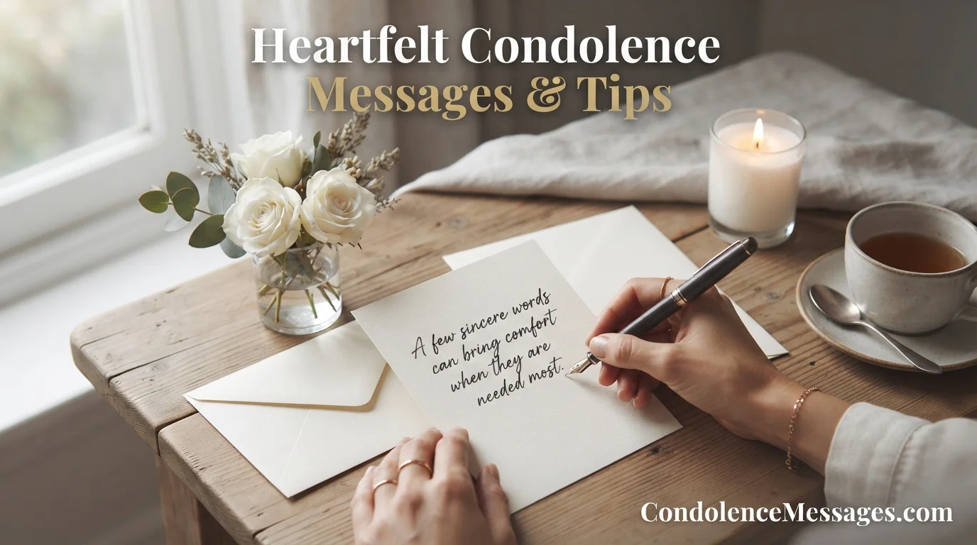 150+ Heartfelt Condolence Messages to Express Your Sympathy
