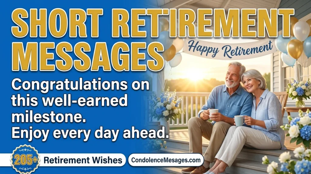 205+ Emotional Retirement Messages for Every Relationship