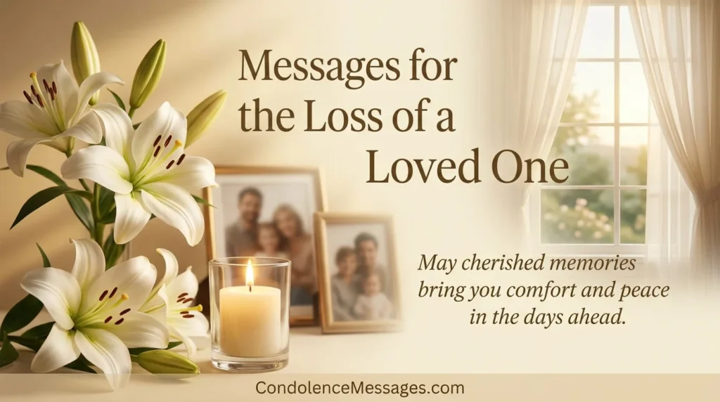 Condolence Messages for the Loss of a Spouse or Partner