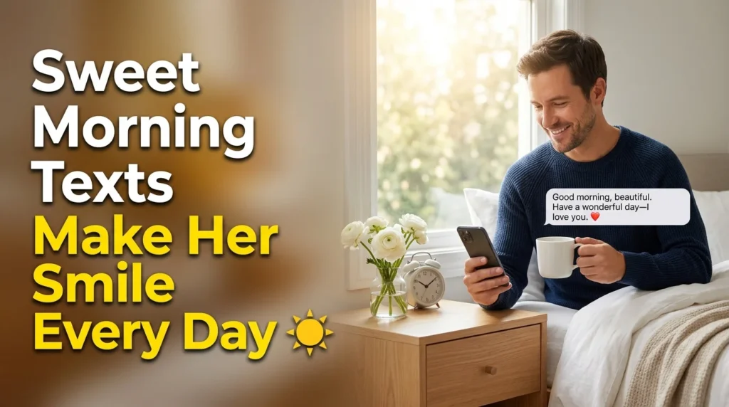 Cute Good Morning Messages to Make Her Smile
