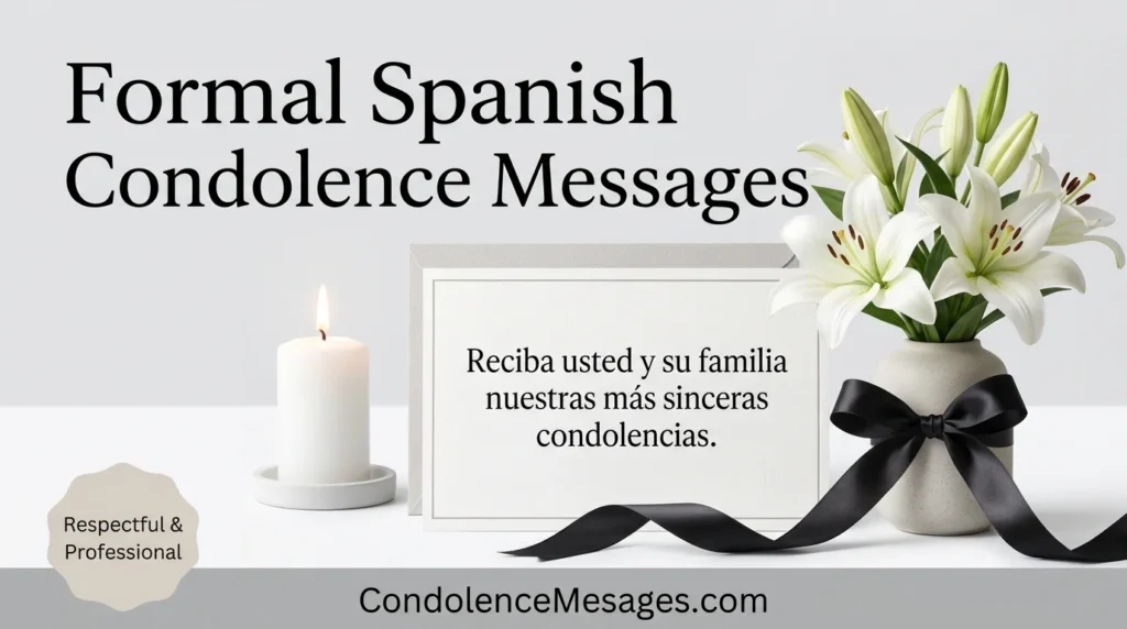 Formal Condolence Messages in Spanish for Coworkers, Elders and Acquaintances
