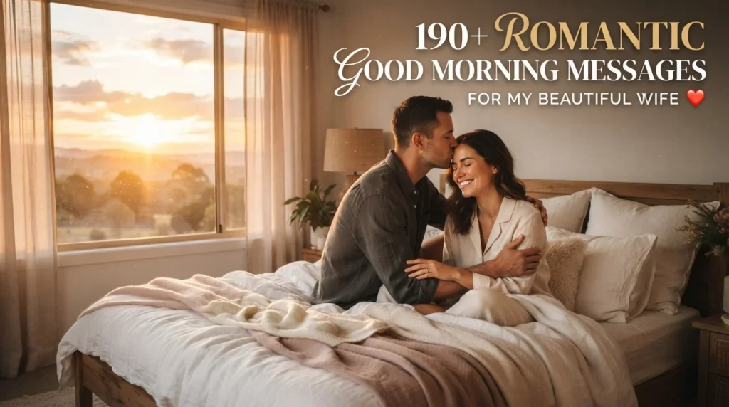 Good Morning Messages for Wife in a Long-Distance Marriage