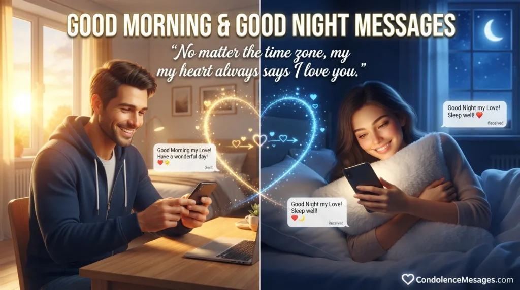 Long Distance Good Night Messages for Her