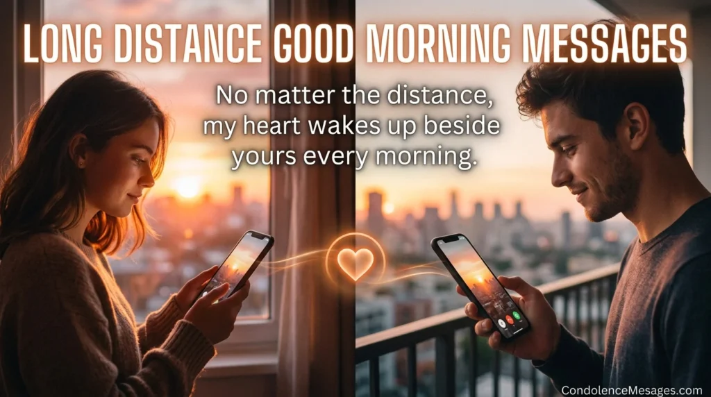 Long Distance Love Good Morning Messages