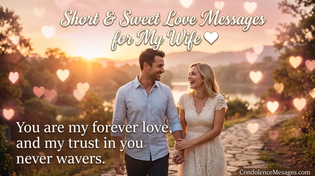 Long Distance Love and Trust Messages for My Wife