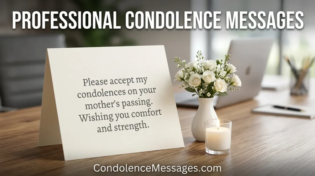 Professional Condolence Messages for a Coworker's Loss of Mother