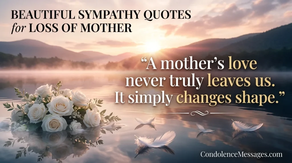 Religious and Spiritual Condolence Messages for Loss of Mother