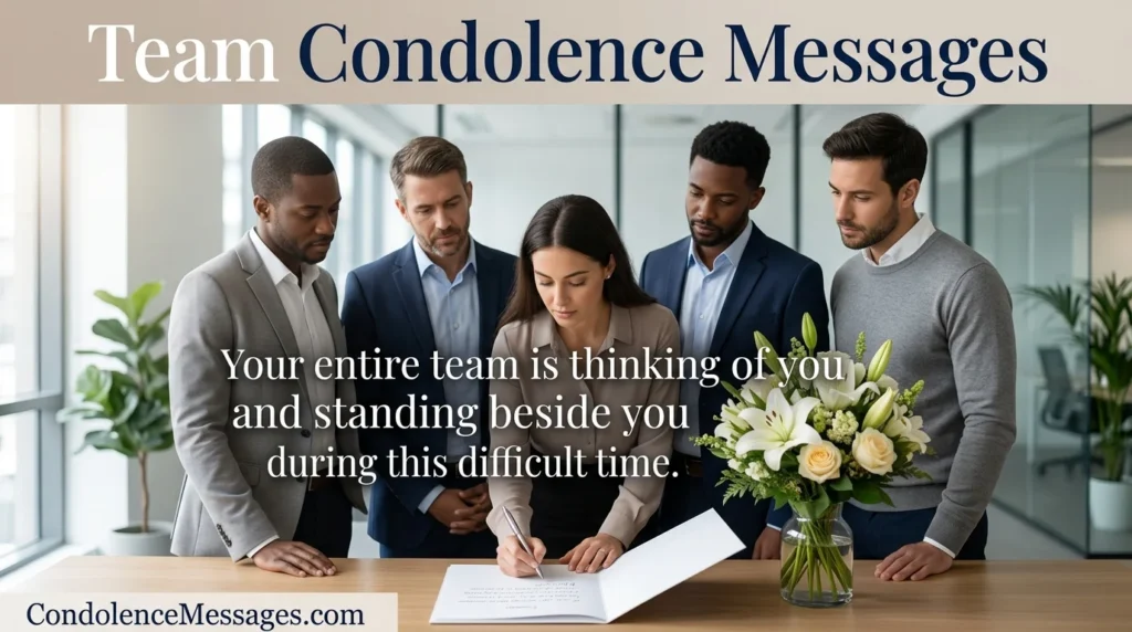 Short and Simple Condolence Messages for a Coworker