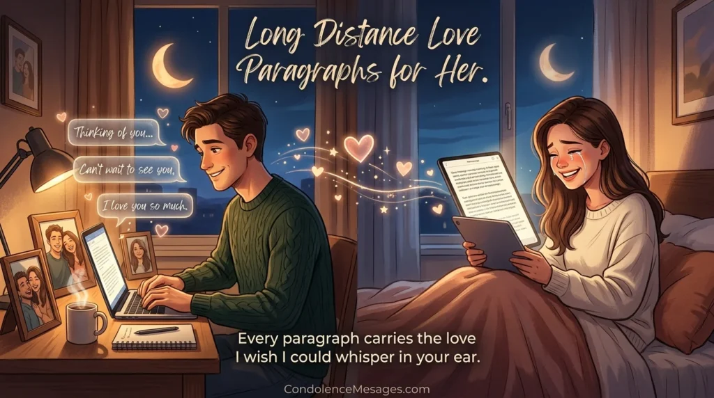Short and Sweet Long Distance Love Messages