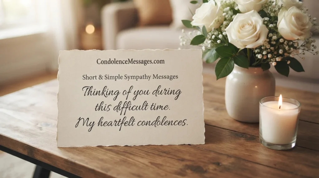 Sympathy Messages for a Friend