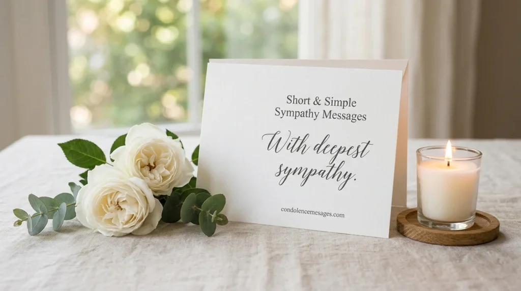 105+ Messages of Sympathy by Relationship and Situation