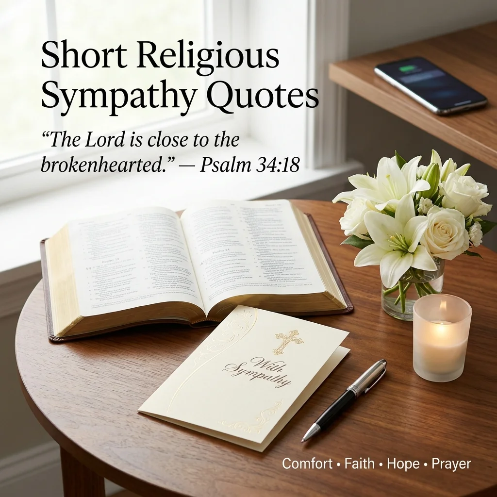105+ Religious Sympathy Messages by Category