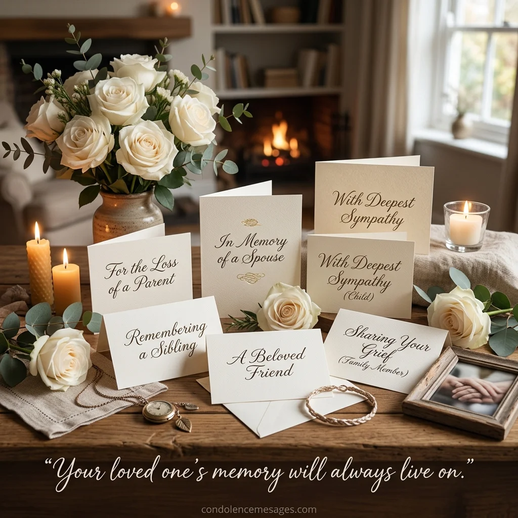 120+ Sympathy Messages for Loss, Organized by Relationship