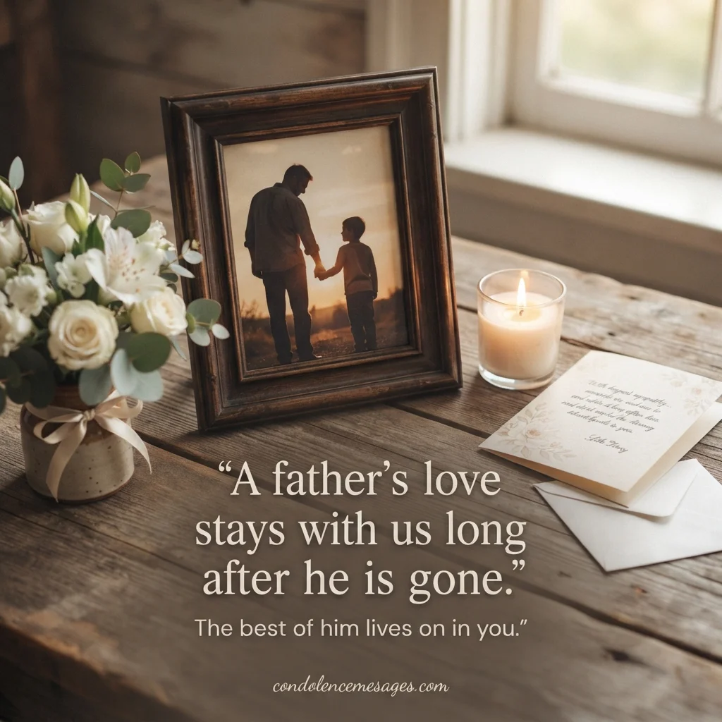120+ Sympathy Messages for Loss of a Father, by Relationship