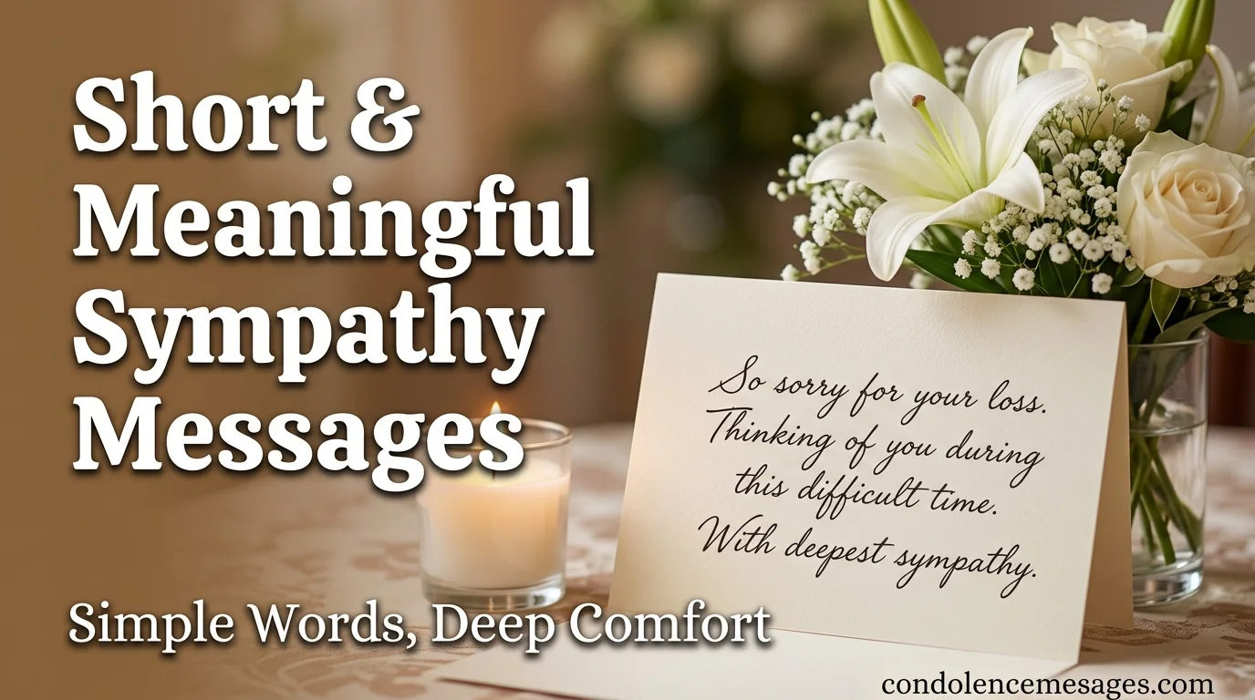 150+ Meaningful Sympathy Messages to Comfort Someone Through Loss (Heartfelt & Thoughtful)