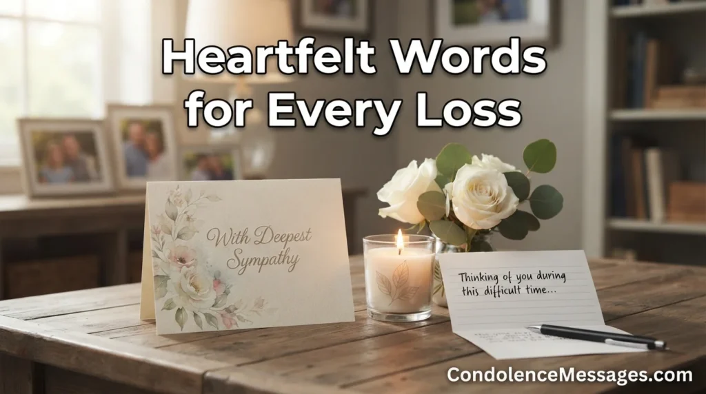 150+ Sympathy Card Messages by Relationship & Situation