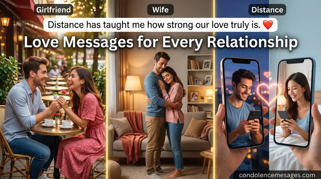 Deep Love Messages for Her by Relationship Stage (Girlfriend, Wife & Long Distance)