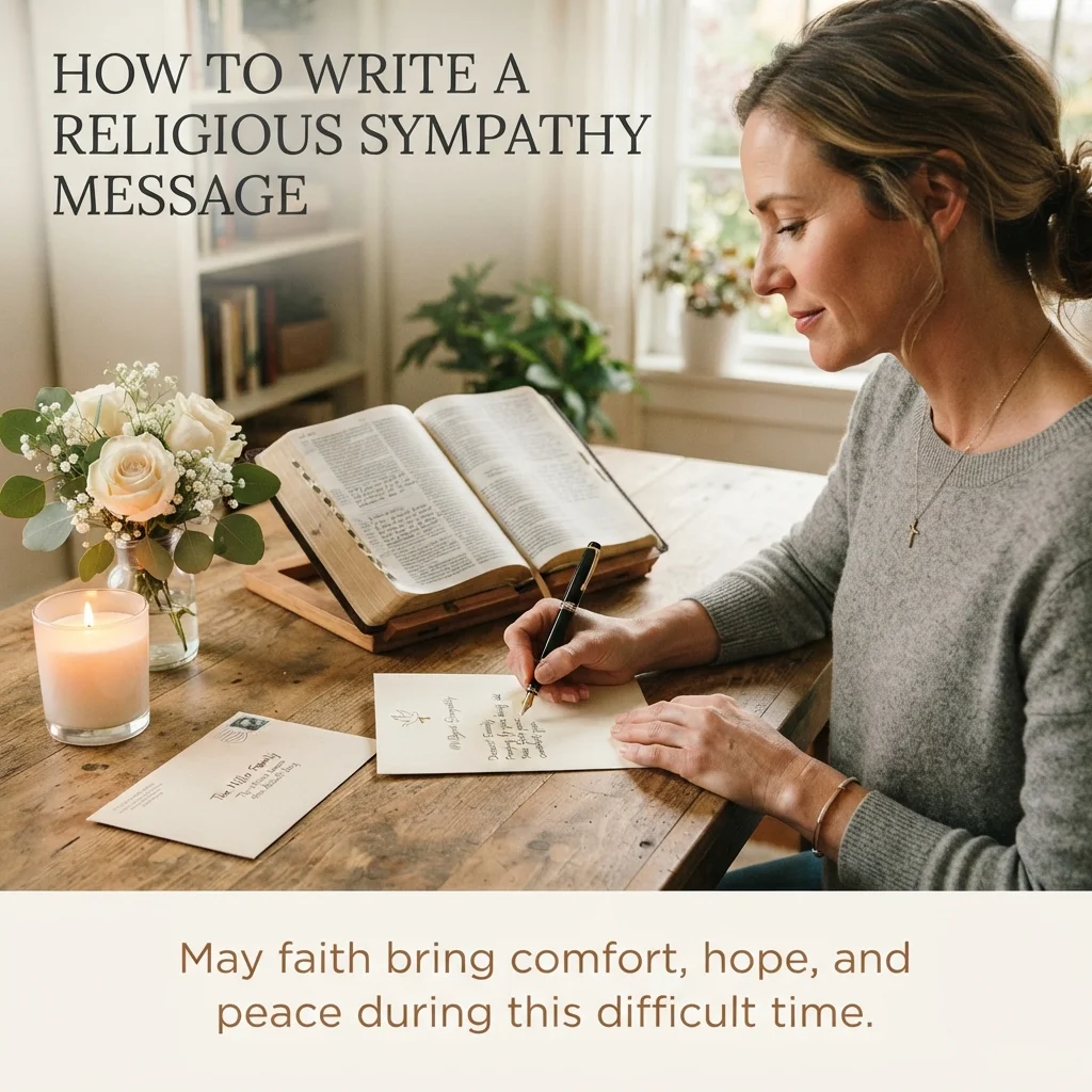 How to Write a Religious Sympathy Message