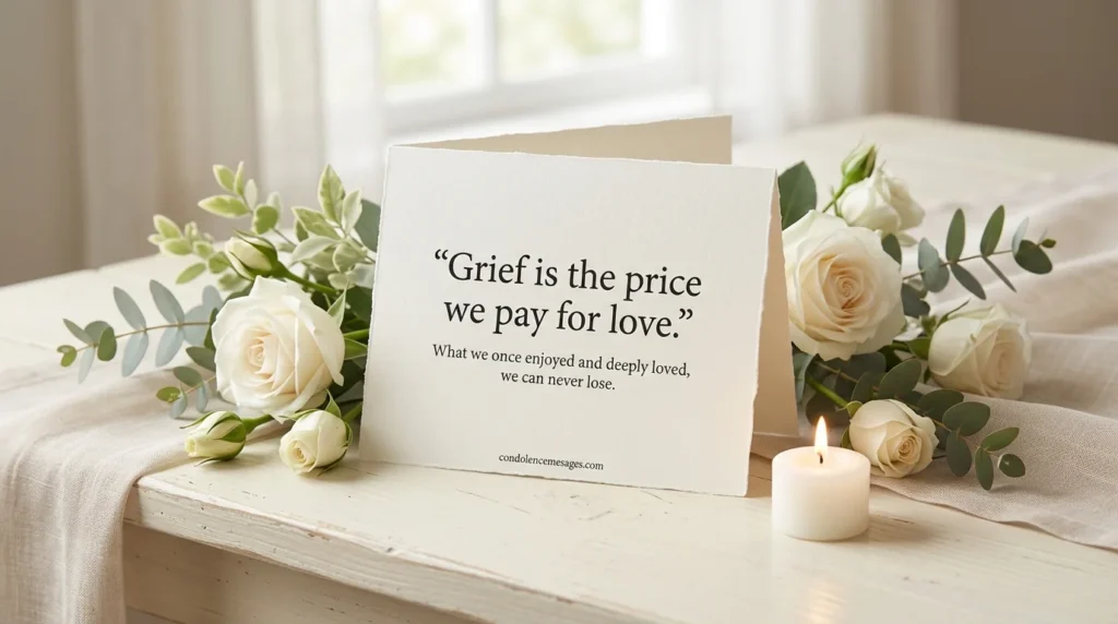 Short Sympathy Quotes for Cards