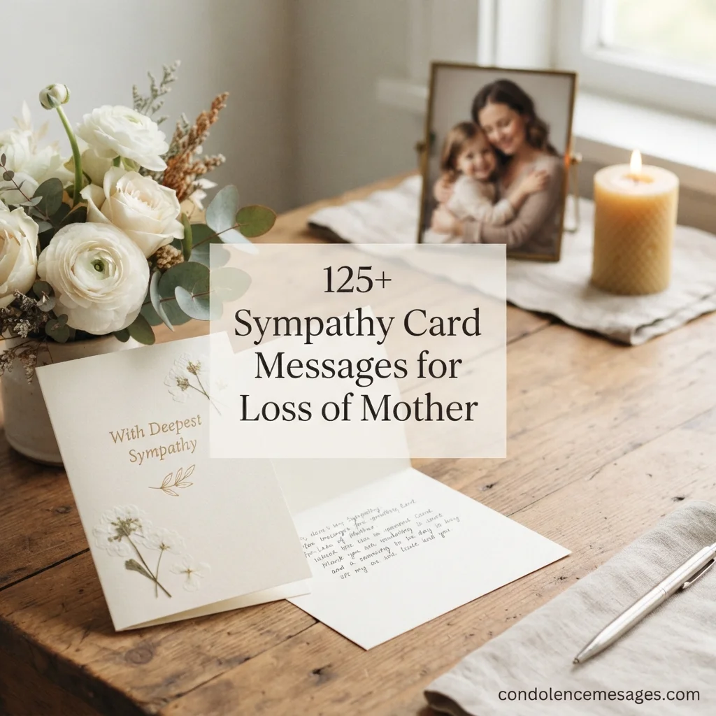 Short Sympathy Quotes for Loss of Mother
