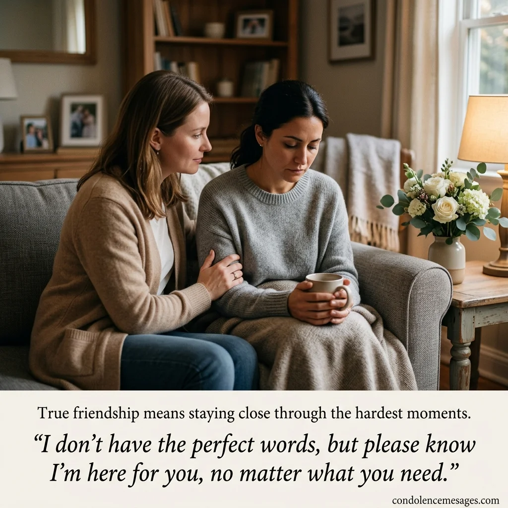 Short Sympathy Quotes for a Friend