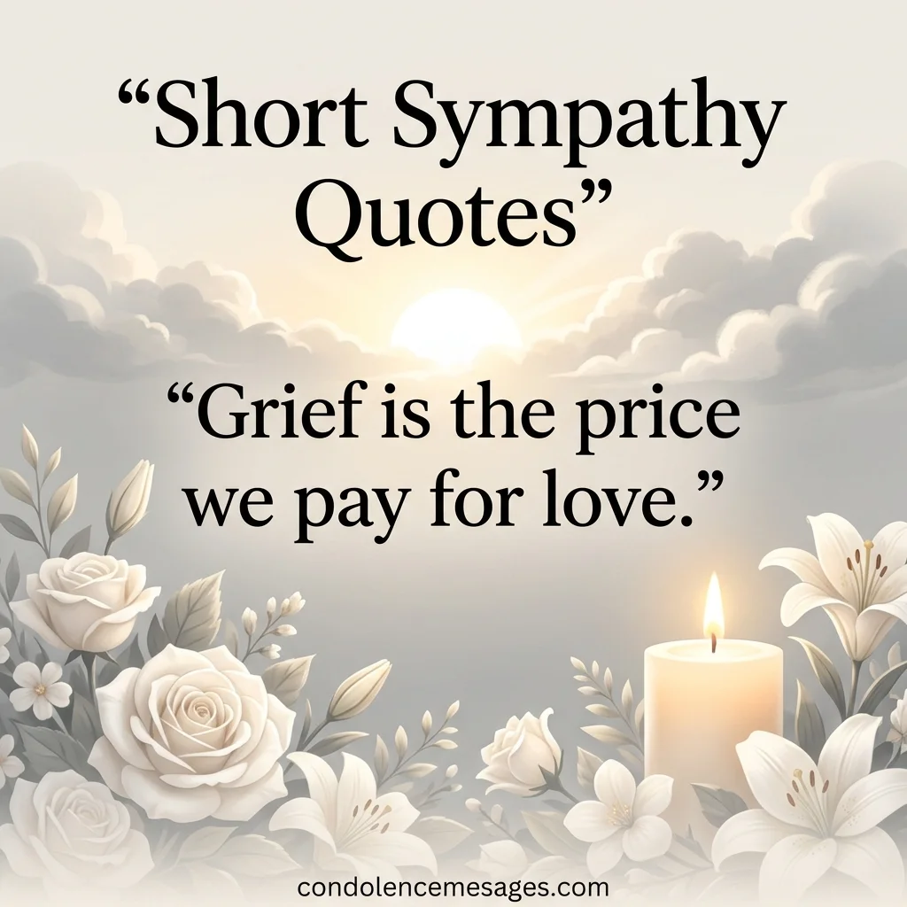 Short Sympathy Quotes