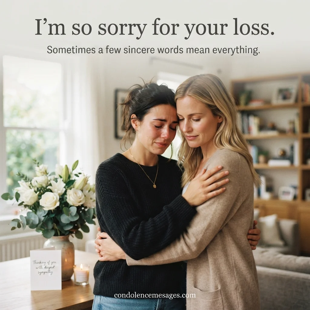 Short Sympathy Text Messages for a Friend