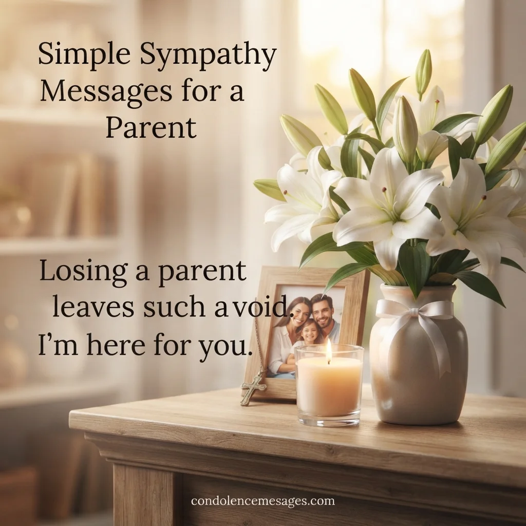 Simple Sympathy Messages for an Acquaintance