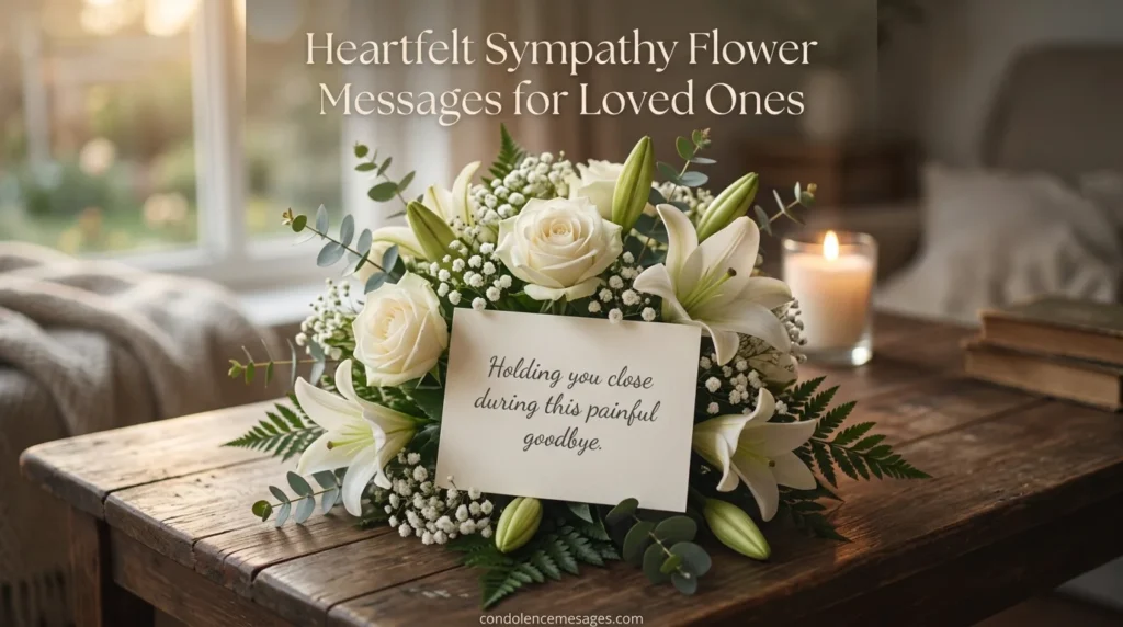 Sympathy Flower Messages for Loss of a Child