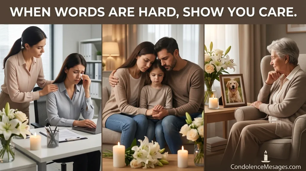 Sympathy Messages for Loss of a Friend, Family Member or Child