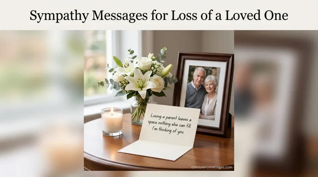 Sympathy Messages for Loss of a Parent