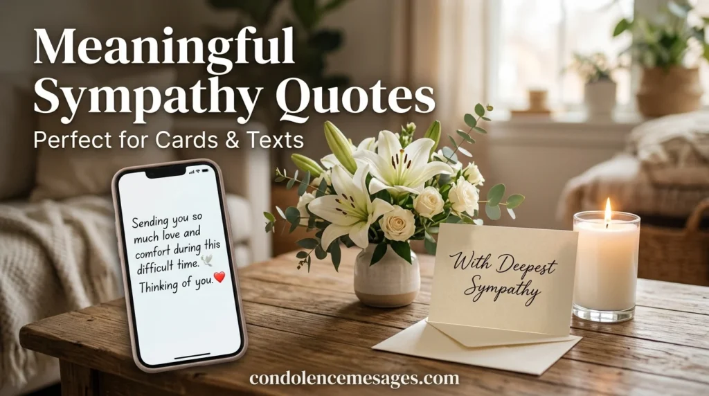 Sympathy Messages for a Colleague or Coworker