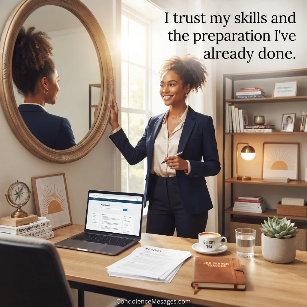 Short Motivational Messages for Job Preparation & Daily Affirmations