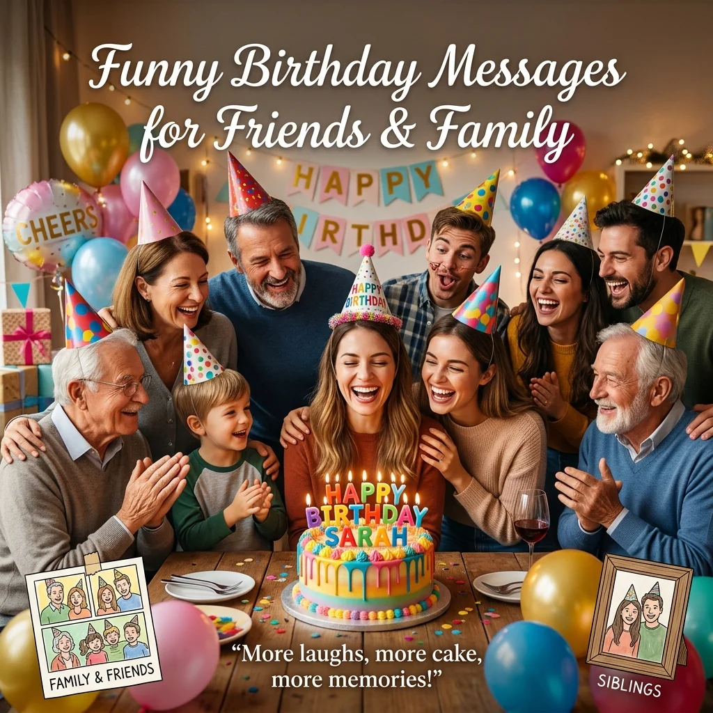 150+ Funny Birthday Messages: Hilarious, Clever & Laugh-Out-Loud Wishes for Everyone