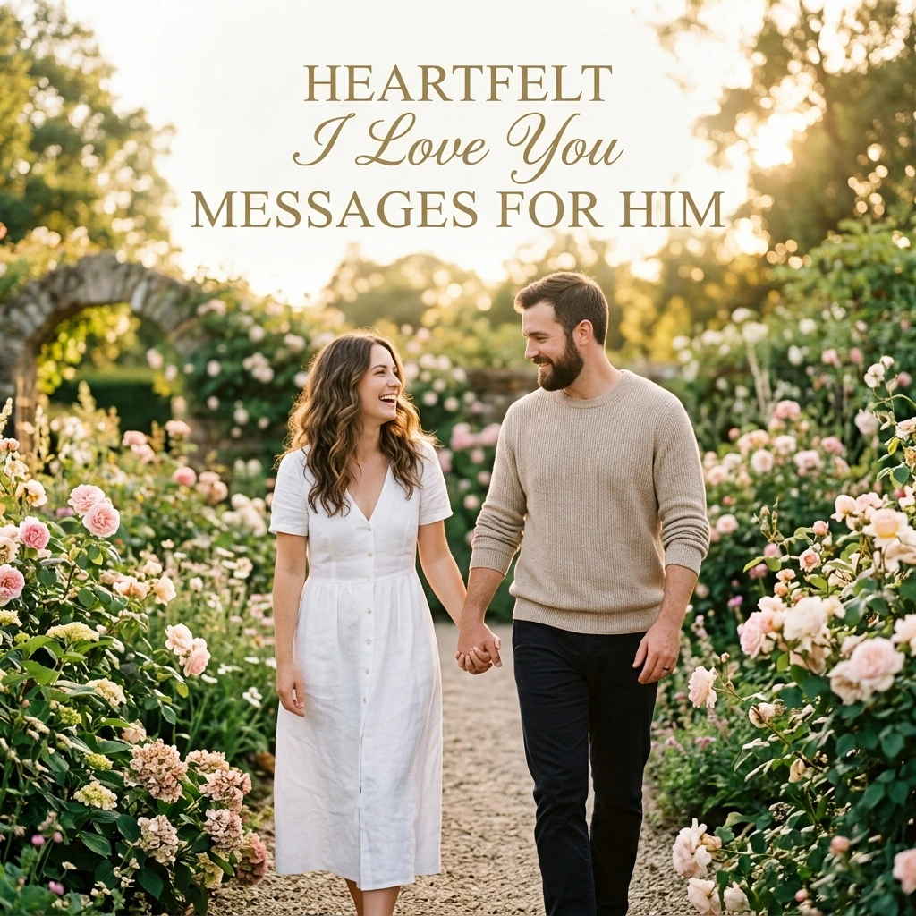 150+ I Love You Messages for Him: Heartfelt, Romantic & Touching Words to Melt His Heart