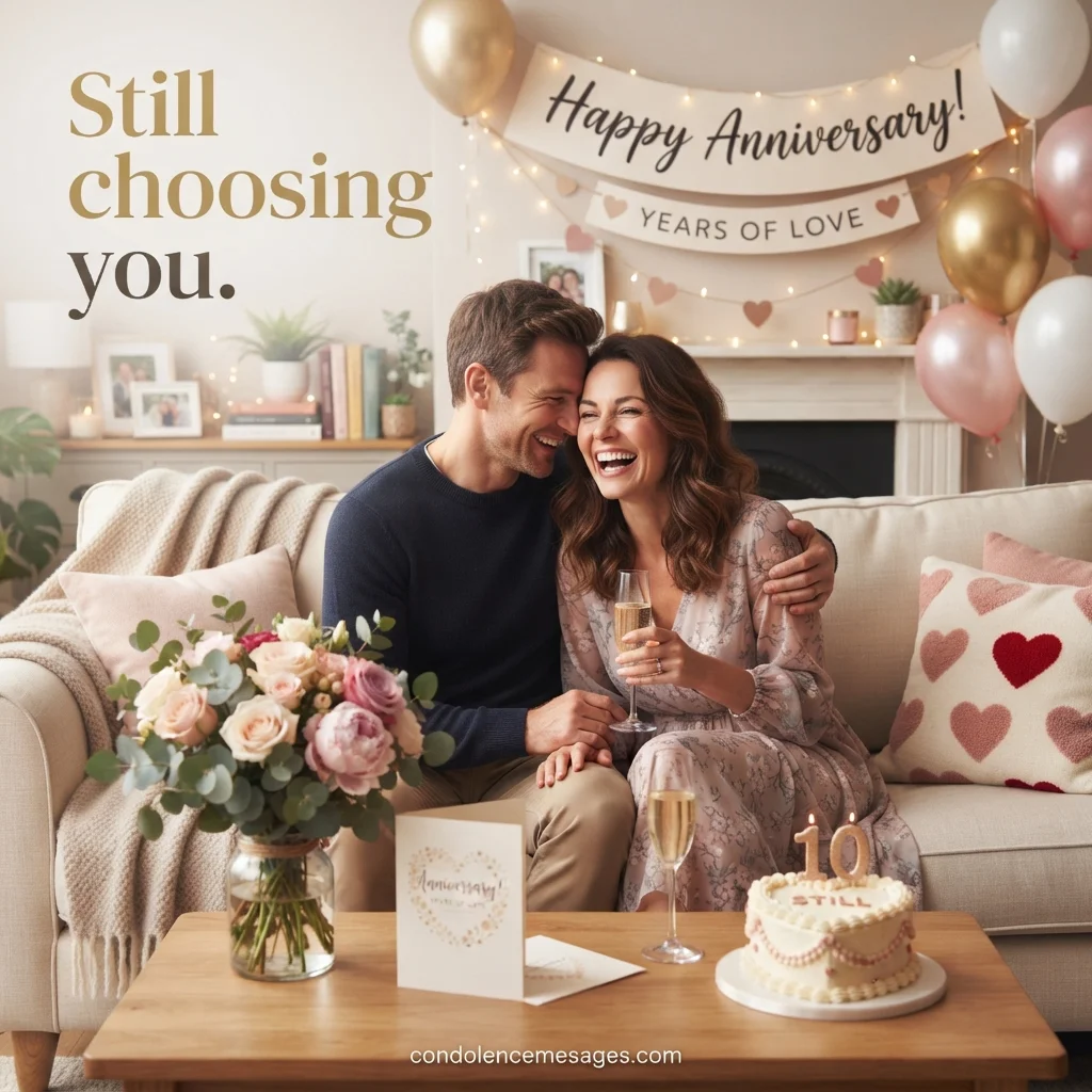 Anniversary Card Messages for Milestones, Friends & Family