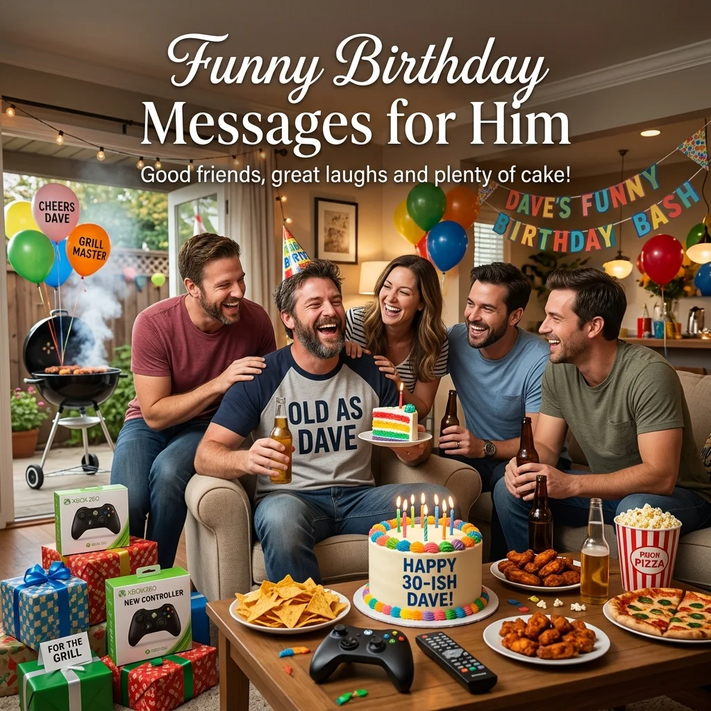 Funny Birthday Messages for Coworkers, Him and Her