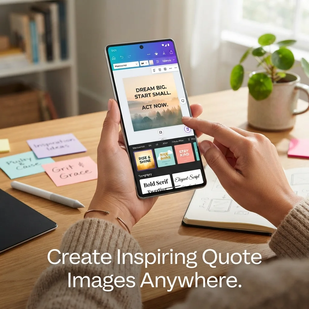 Mobile apps for quote images