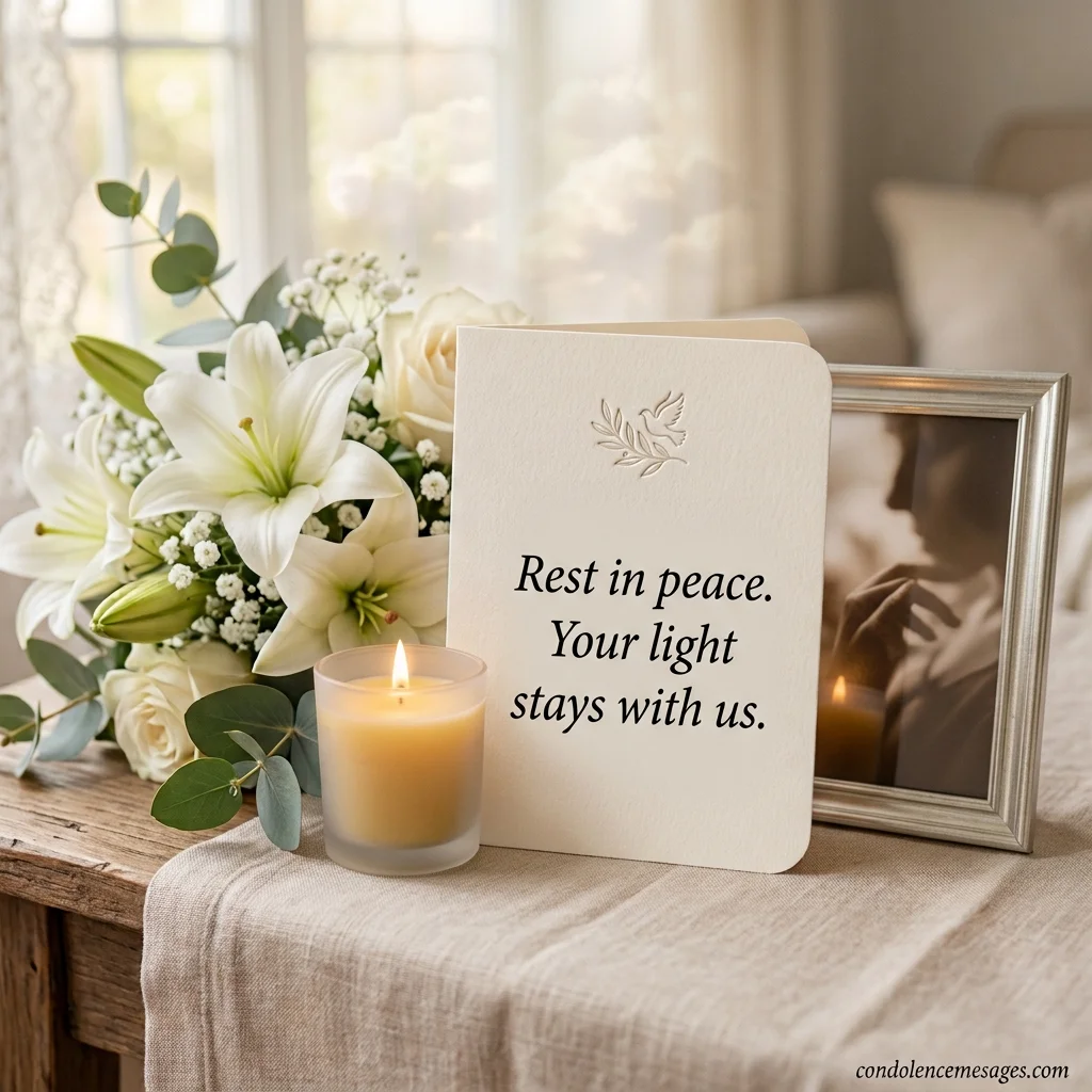 Short Condolence Messages for a Colleague or Coworker