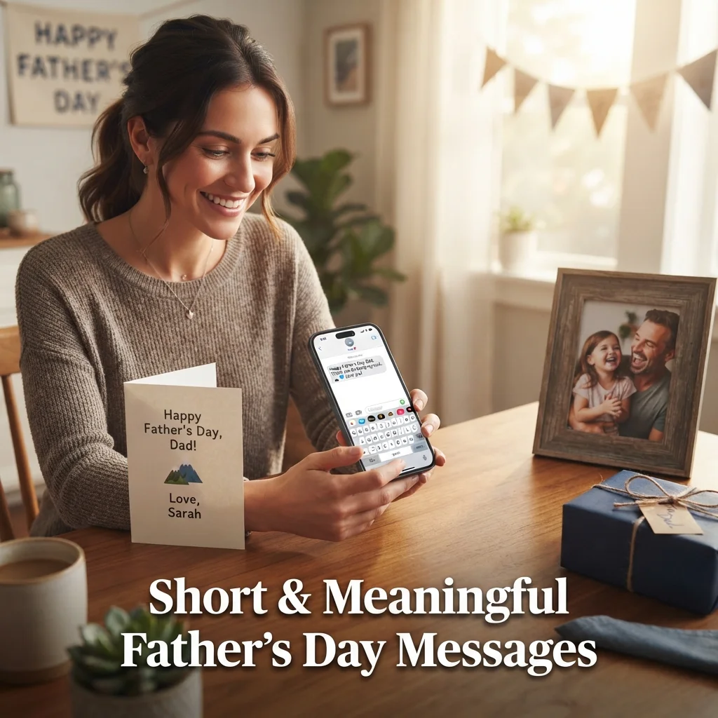 105+ Short Meaningful Father's Day Messages: Heartfelt, Simple & Loving Wishes for Dad