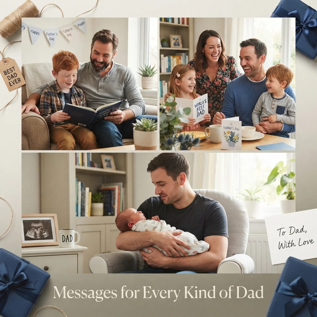 Heartfelt Father's Day Messages for Every Dad: Card Wishes by Relationship