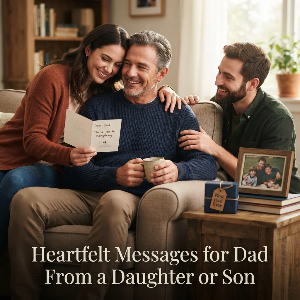 Short Meaningful Father's Day Messages for Dad: Simple, Text-Ready Wishes